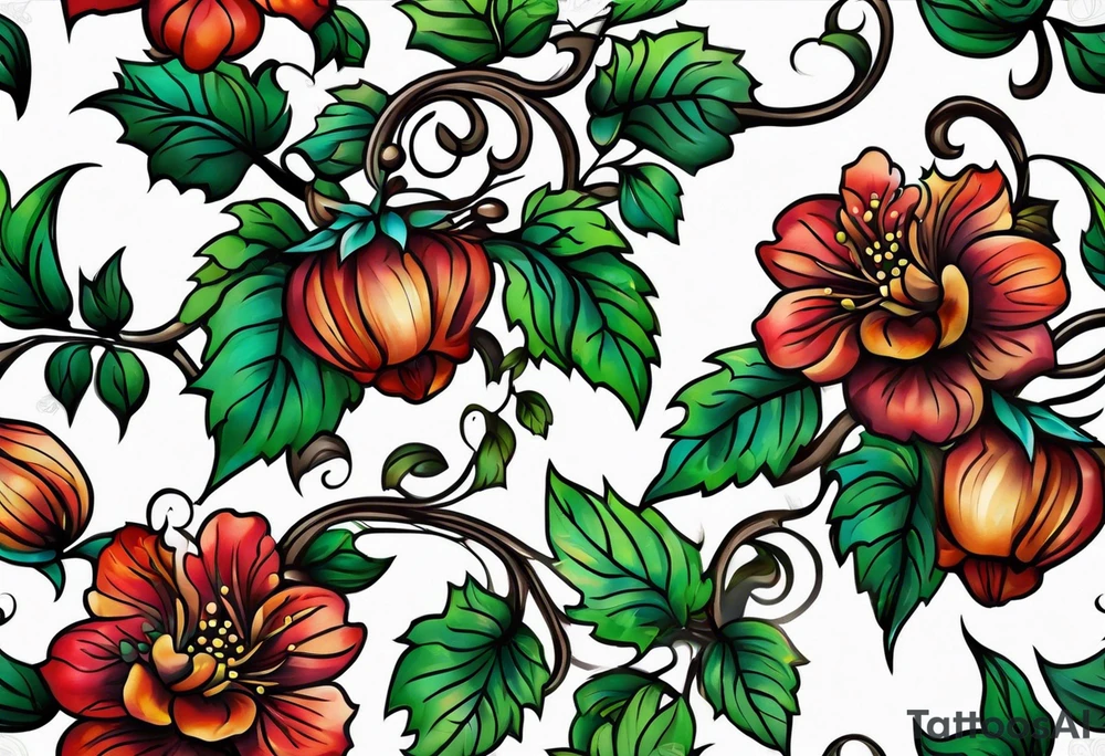 Vines tattoo idea