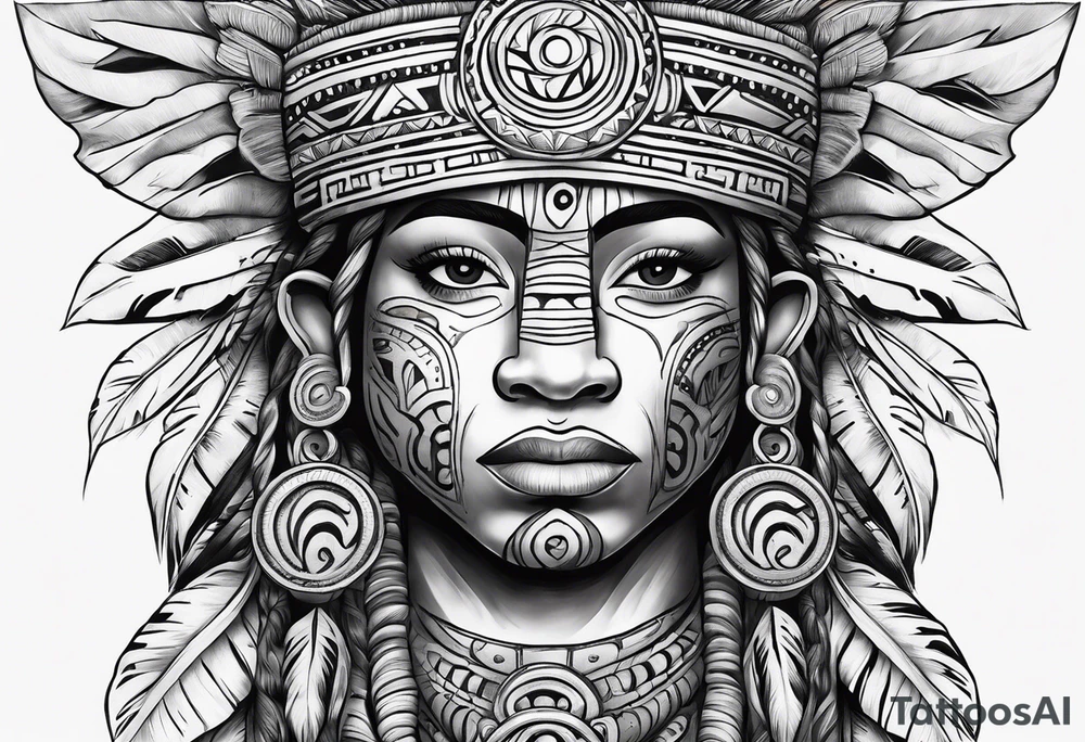 Taino Puerto Rico symbol tattoo idea