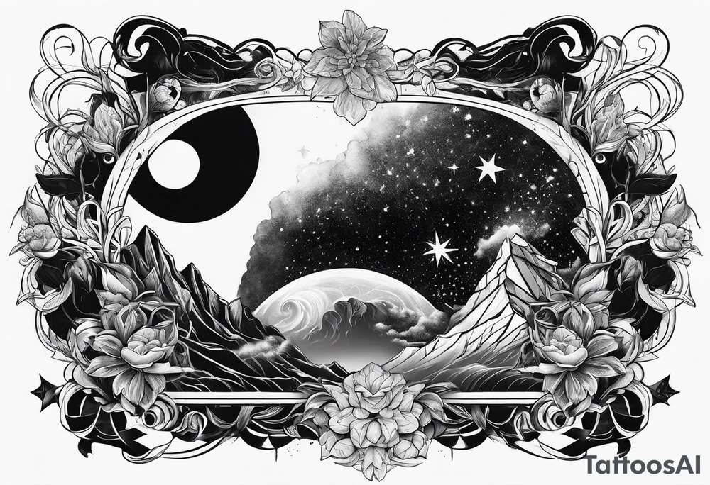 metaphorical universe tattoo idea