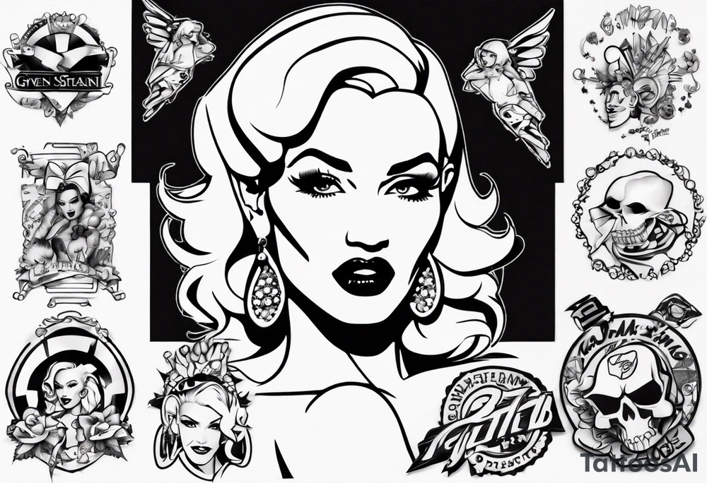 gwen stefani tattoo idea
