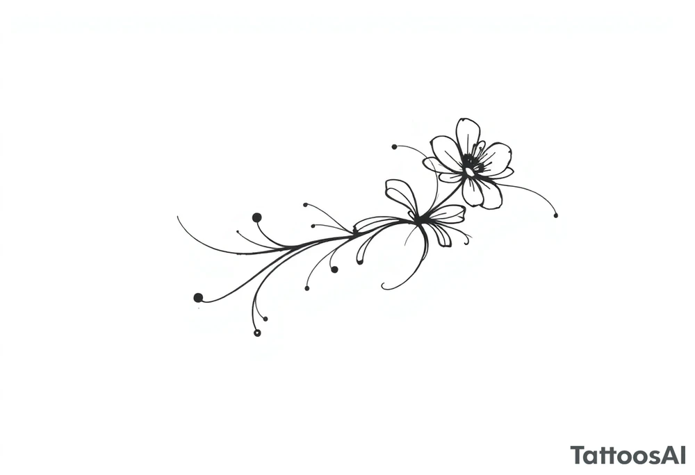 chardon minimaliste tattoo idea