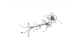 chardon minimaliste tattoo idea