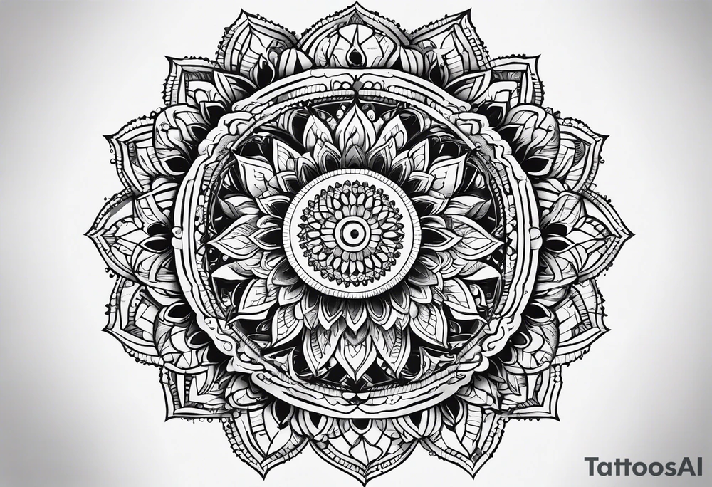 Mandala tattoo idea