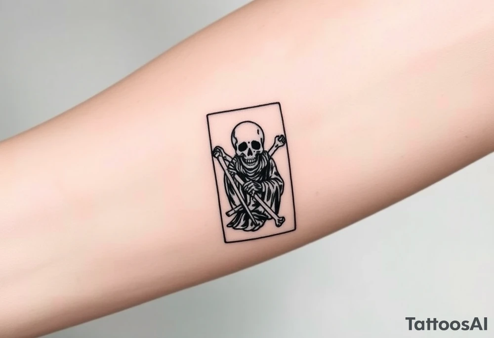 Death tarot card tattoo idea