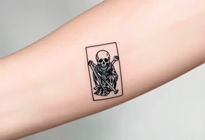 Death tarot card tattoo idea