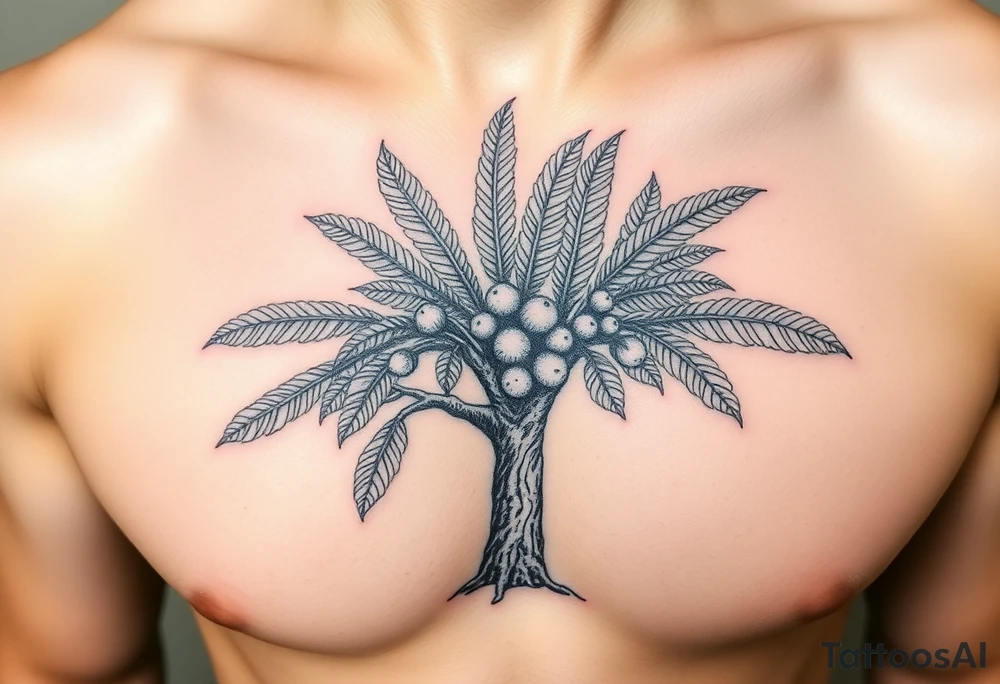 Breadfruit tree in iao valley maui tattoo idea