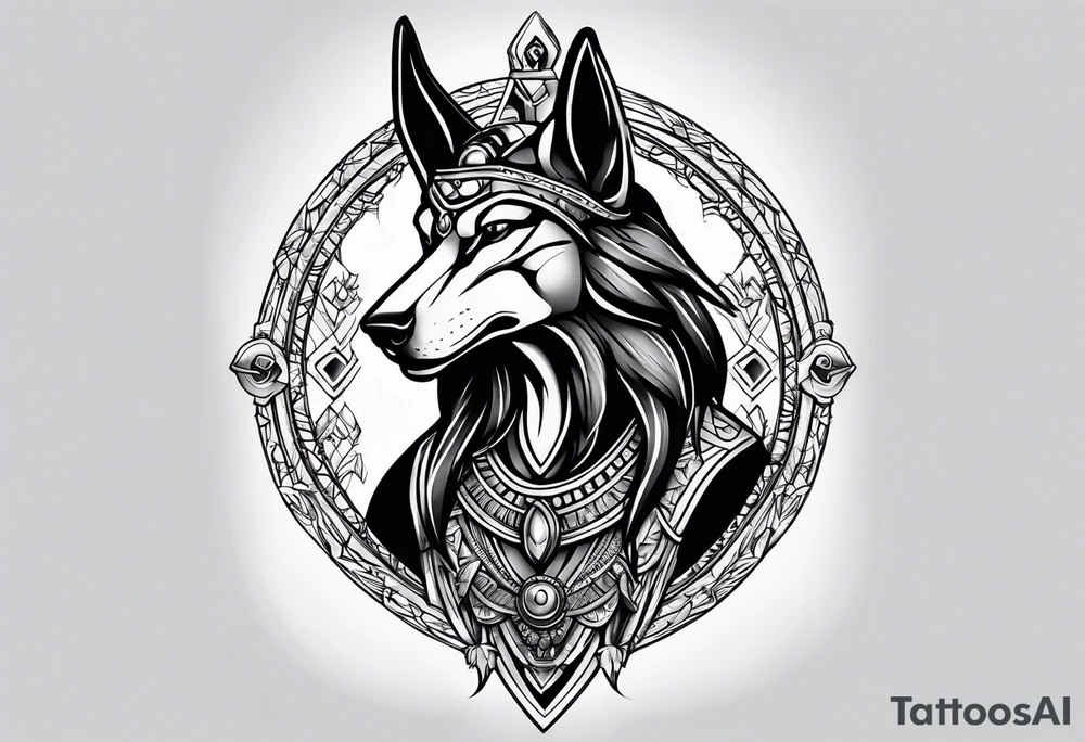 Anubis tattoo idea