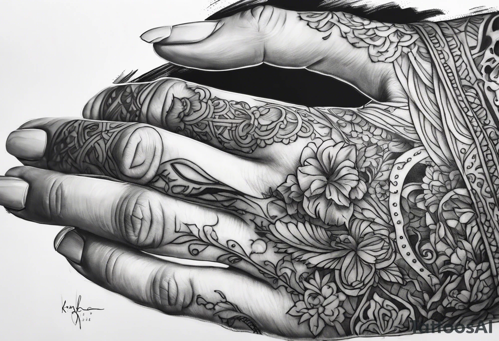 skeleton hand,says kayla somewhere on it, tattoo idea