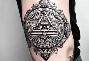 Legend of Zelda arm sleeve tattoo idea