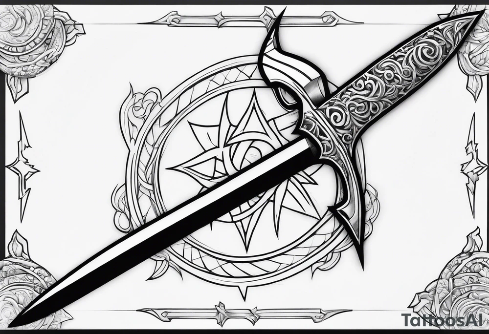 A kunai tattoo idea