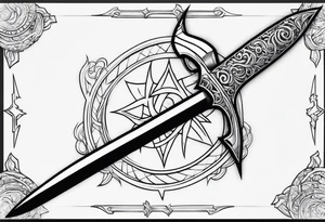 A kunai tattoo idea
