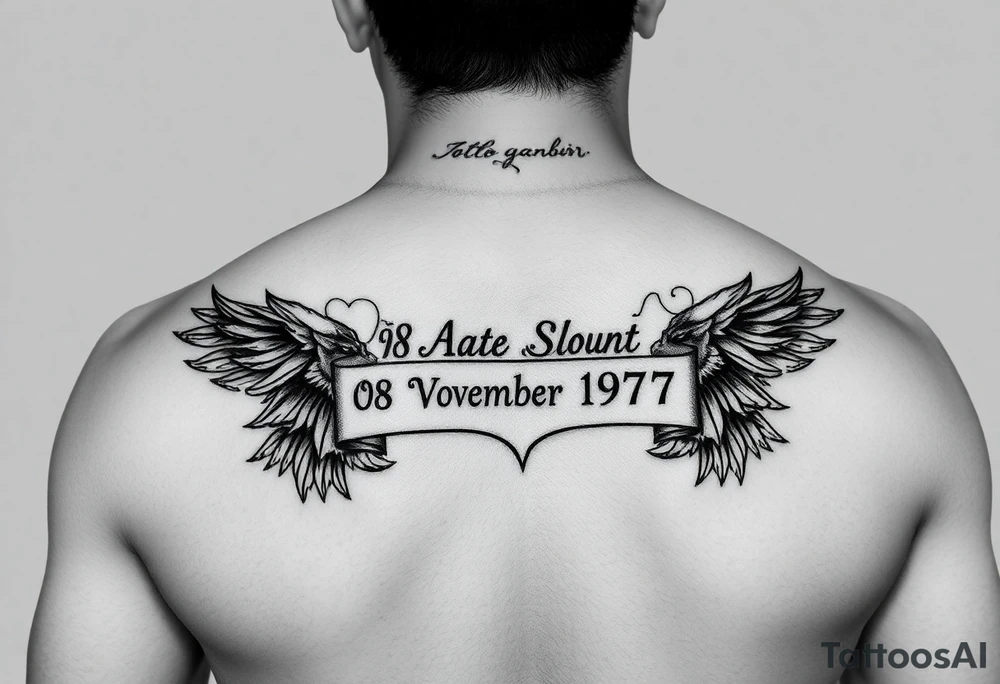 date of birth 08 november 1978 tattoo idea