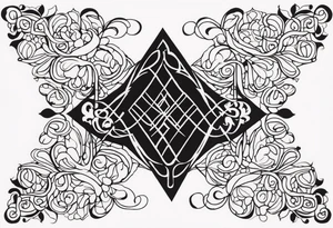 Hard times in cursive tattoo idea