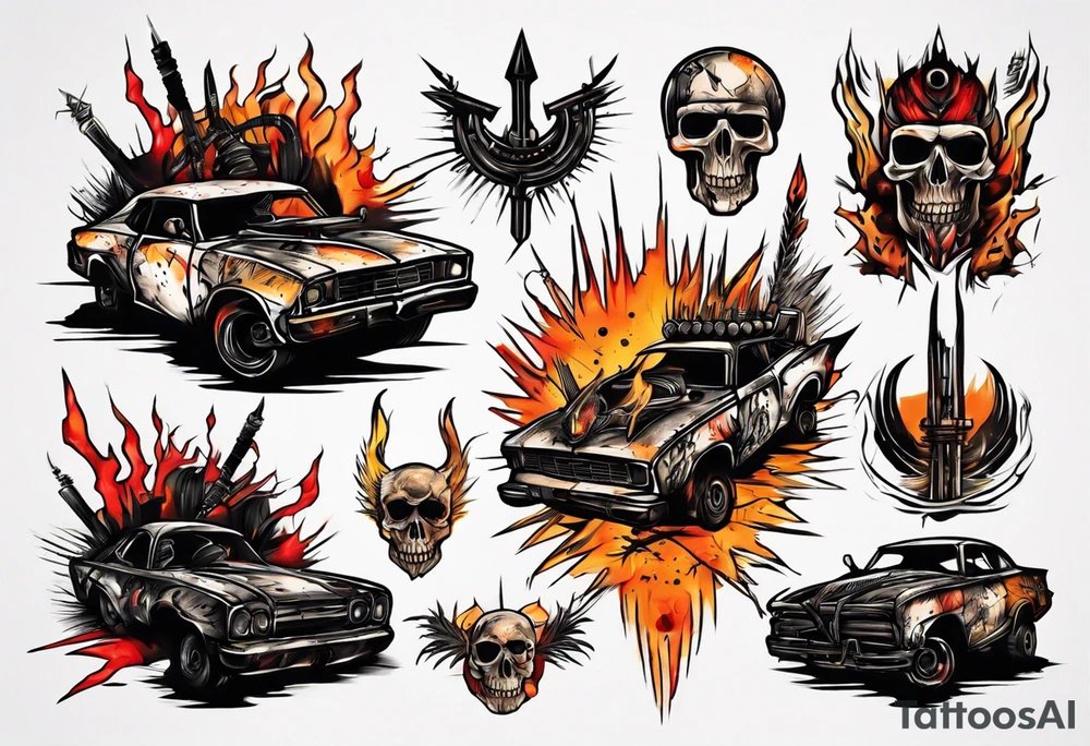 mad max fury road tattoo idea