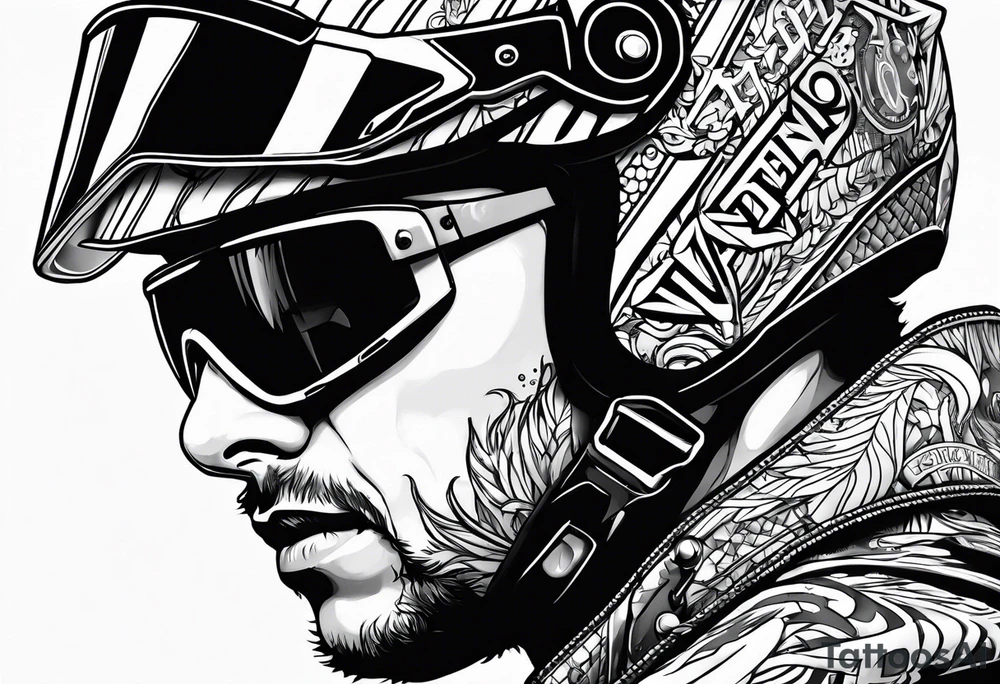 Valentino Rossi tattoo idea