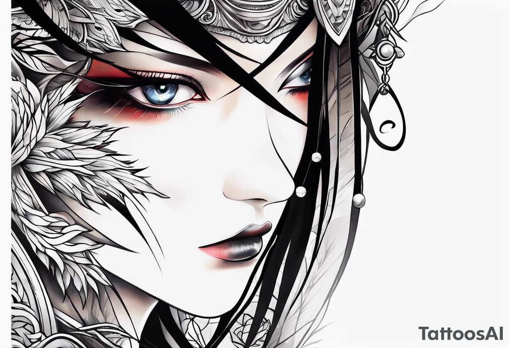 Byakugan eyes tattoo idea