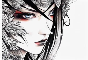 Byakugan eyes tattoo idea
