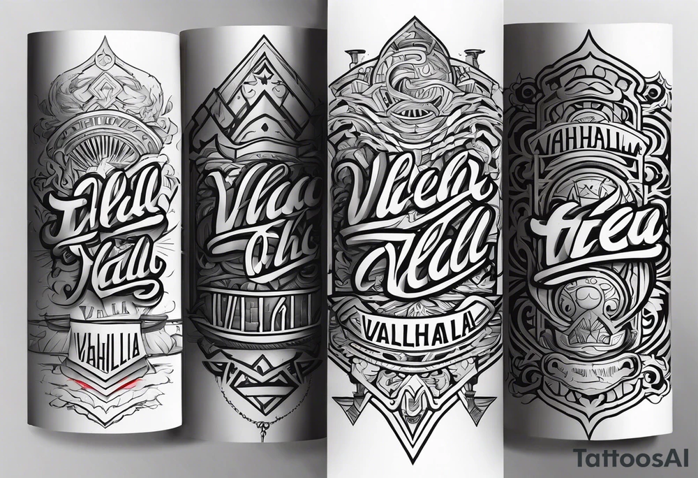 Valhalla tattoo idea