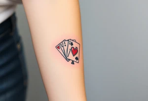 Royal Flush tattoo idea