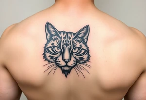 Black Cat tattoo idea