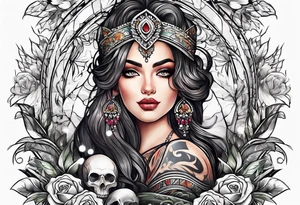 strength family tattoo idea