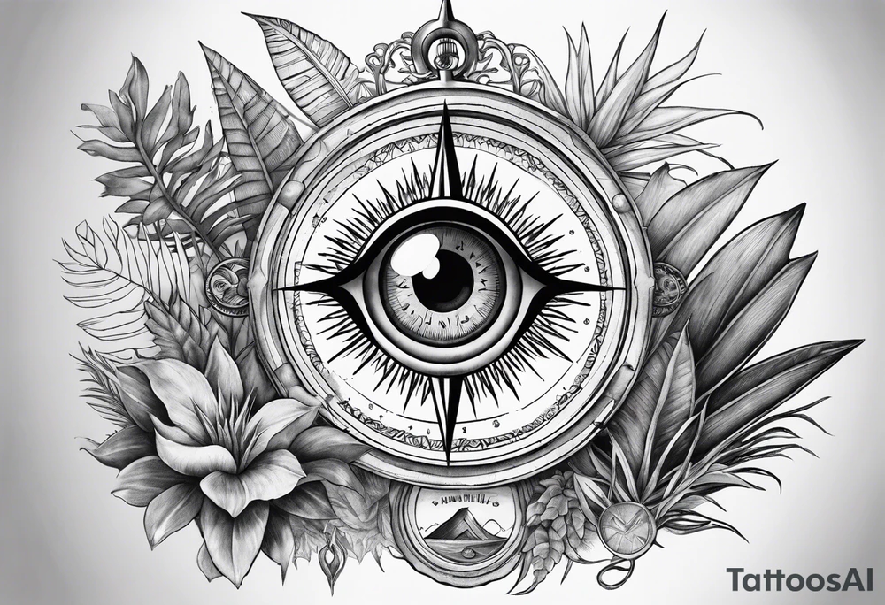 Compass
Jungle Plants
All-seeing Eye
ocean tattoo idea