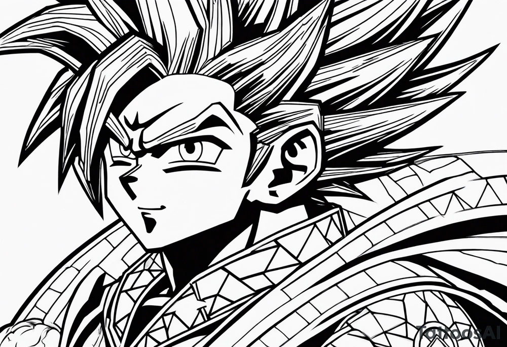 dragonball z tattoo idea