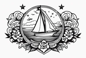 Sailor Jerry style tattoo flash tattoo idea