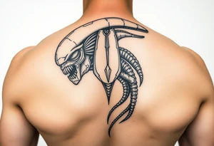 Alien leon alas tattoo idea