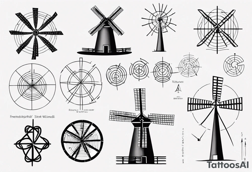 Friendship graph mathematically correct with a prime knot 6,1, dutch windmill graph tattoo idea Friendship graph mathematically correct with a prime knot 6,1, dutch windmill graph tattoo idea