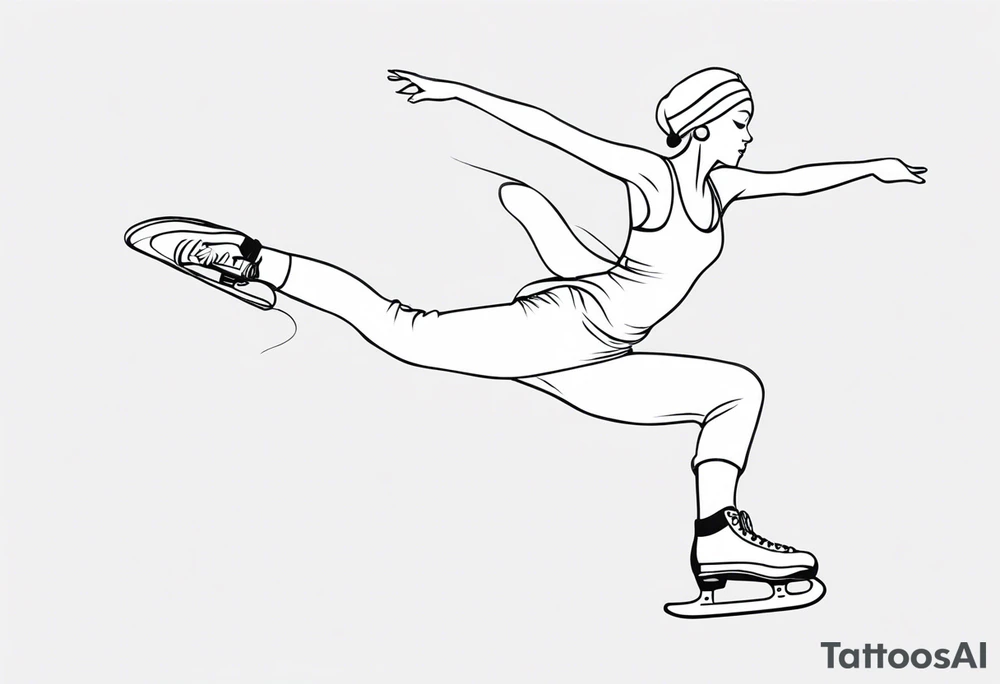 figureskater tattoo idea
