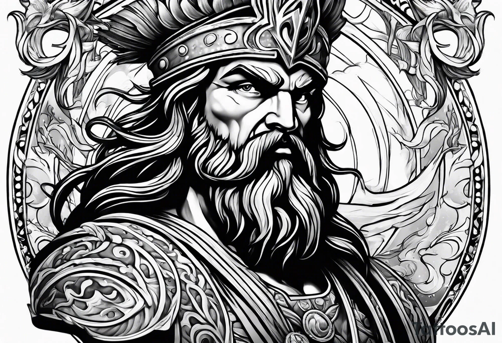 Poseidon tattoo idea