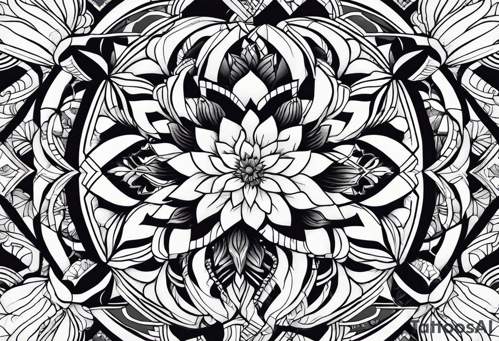 Куспид льва и девы tattoo idea