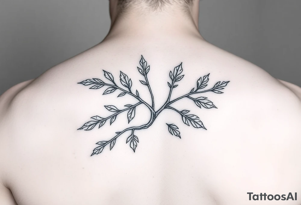 oak branch tattoo idea