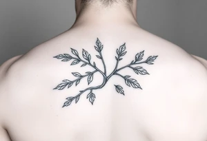 oak branch tattoo idea