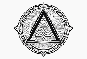 Valhalla fire runes fog
Sword shield valknut tattoo idea