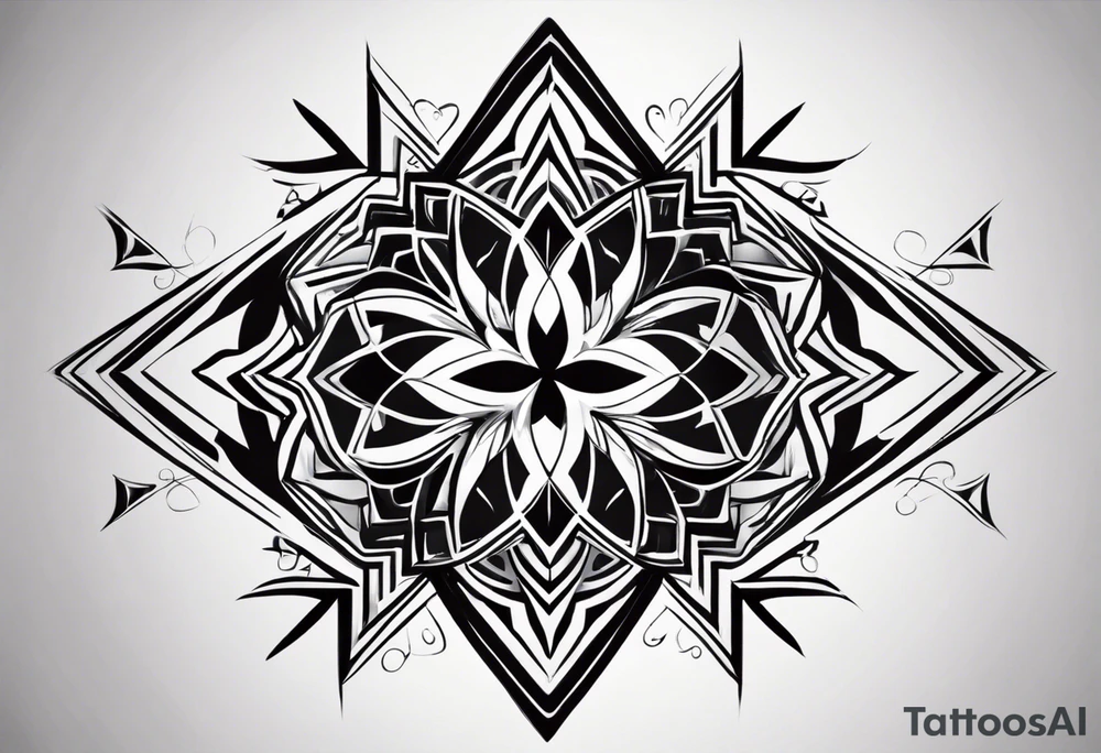 Given your preferences, here’s a concept for your tattoo:

### **Design Concept:**
- **Abstract Base**: Start with an abstract, flowing design that wraps around your arm. This could include geometric patterns, swirling lines, and shapes that represent the ups and downs of life. The abstract elements can also represent your charismatic and lively nature.
  
- **Bitcoin Candle**: Integrate a Bitcoin candle (like a candlestick chart) into the design. The candle could be stylized to blend with the abstract patterns, possibly with one candle rising high to symbolise growth and resilience. You could use this candle to represent your financial interests and optimism, despite the fluctuations (both literal and metaphorical) in life.

- **Dark Moments Representation**: To symbolize the dark moments you've experienced, you could use darker shading or a subtle shadow effect in certain areas of the abstract design. This could contrast with lighter, more vibrant sections, showing how you've come through those times.

- **Personal Symbols**: You might want to add small personal symbols or elements within the abstract design, like a subtle smiley face to represent your humour, or a phoenix-like element to signify rising from the ashes.

### **Style and Placement:**
- **Style**: A blend of abstract and geometric with a hint of realism in the Bitcoin candle could work well. This style will give the tattoo a modern, dynamic look.
  
- **Colour**: Mostly black and grey, with perhaps a touch of gold or green on the Bitcoin candle to make it stand out.
  
- **Placement**: A design that flows from your upper arm down to your forearm would allow for the abstract elements to wrap around your arm, giving the tattoo movement and depth. tattoo idea