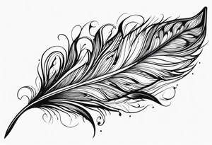 Feather Lightness tattoo idea