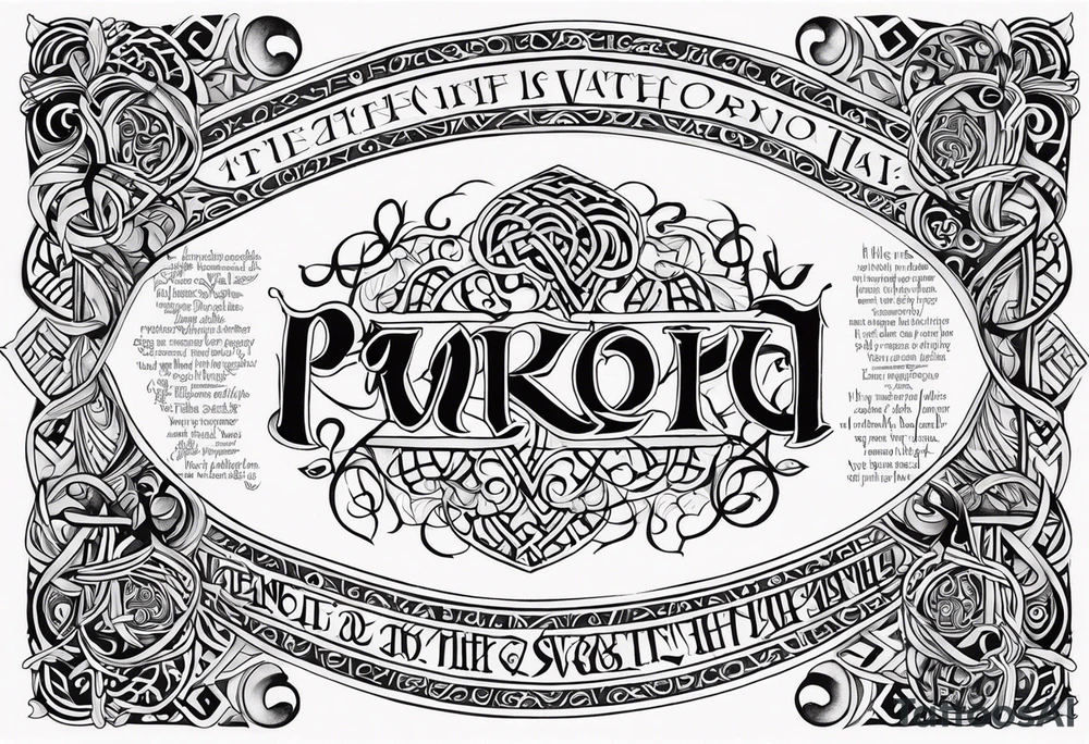 Viking prayer poem tattoo idea