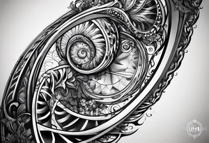 Dna strand tattoo idea