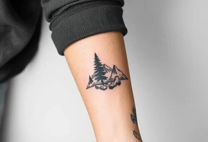 Outdoors theme tattoo idea