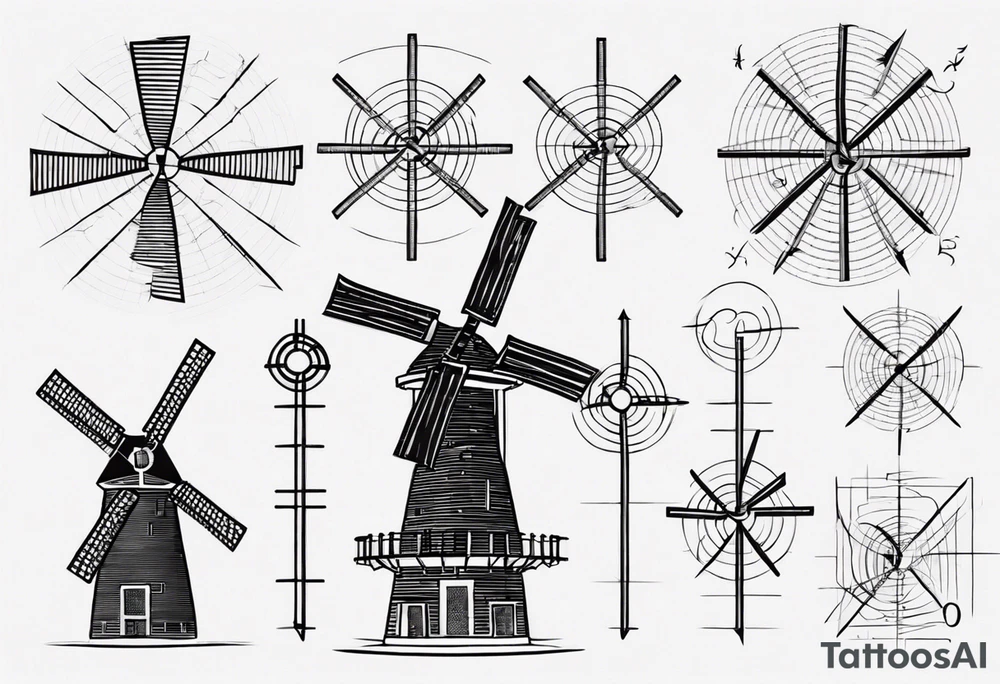 Friendship graph mathematically correct with a prime knot 6,1, dutch windmill graph tattoo idea