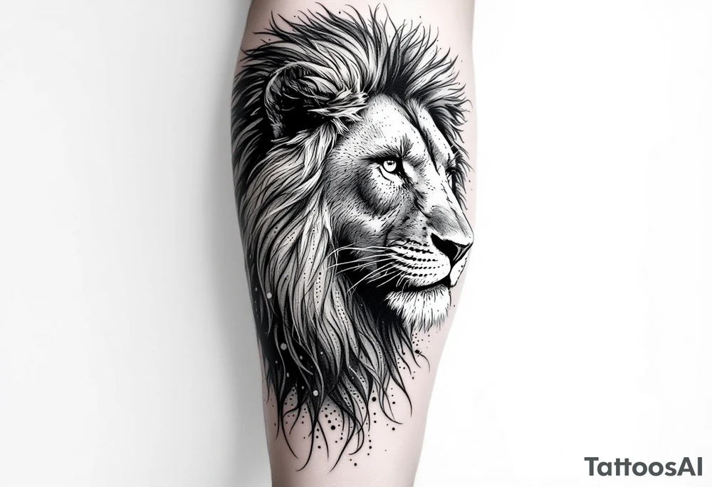 lion tattoo idea