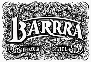 ibarra tattoo idea