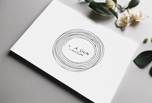 circle with written quote: "L a v i t a  è  c i ò  c h e  t i  a c c a d e  m e n t r e  s e i  i m p e g n a t o  a  f a r e  a l t r i  p r o g e t t i." tattoo idea