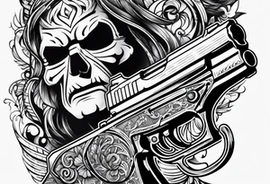 Scareface , gun , The world is yours tattoo idea