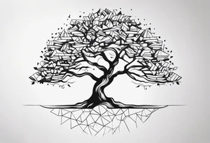 Byte tree for forearm tattoo idea