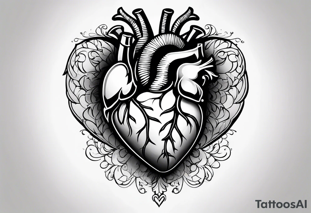 heart tattoo idea