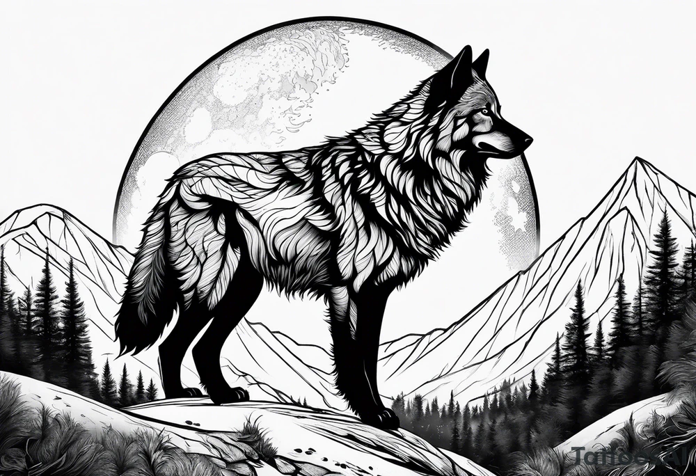 Moon
Wolves
Mountain tattoo idea