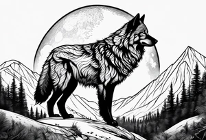 Moon
Wolves
Mountain tattoo idea